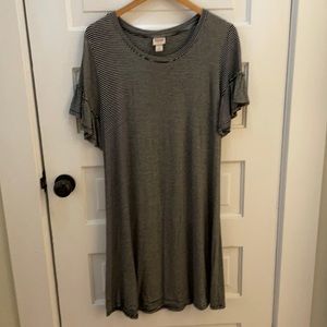 Mossimo B&W Striped Dress